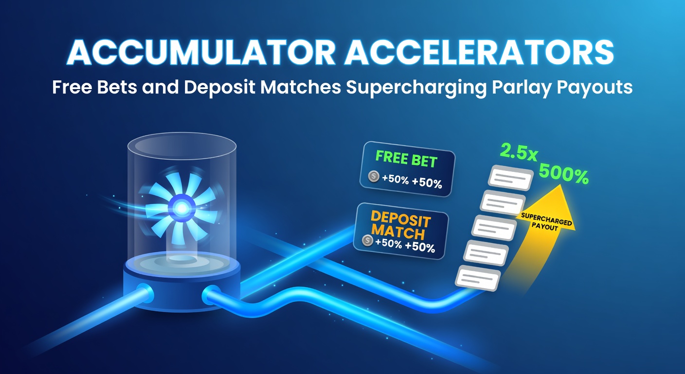 Screenshot of a parlay slip with free bet applied and deposit match bonus highlighted, showing boosted payout multiplier during a live sports event