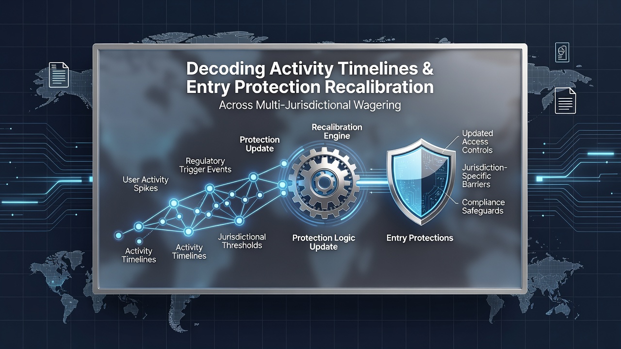 Flowchart of multi-jurisdictional protection recalibration based on user activity