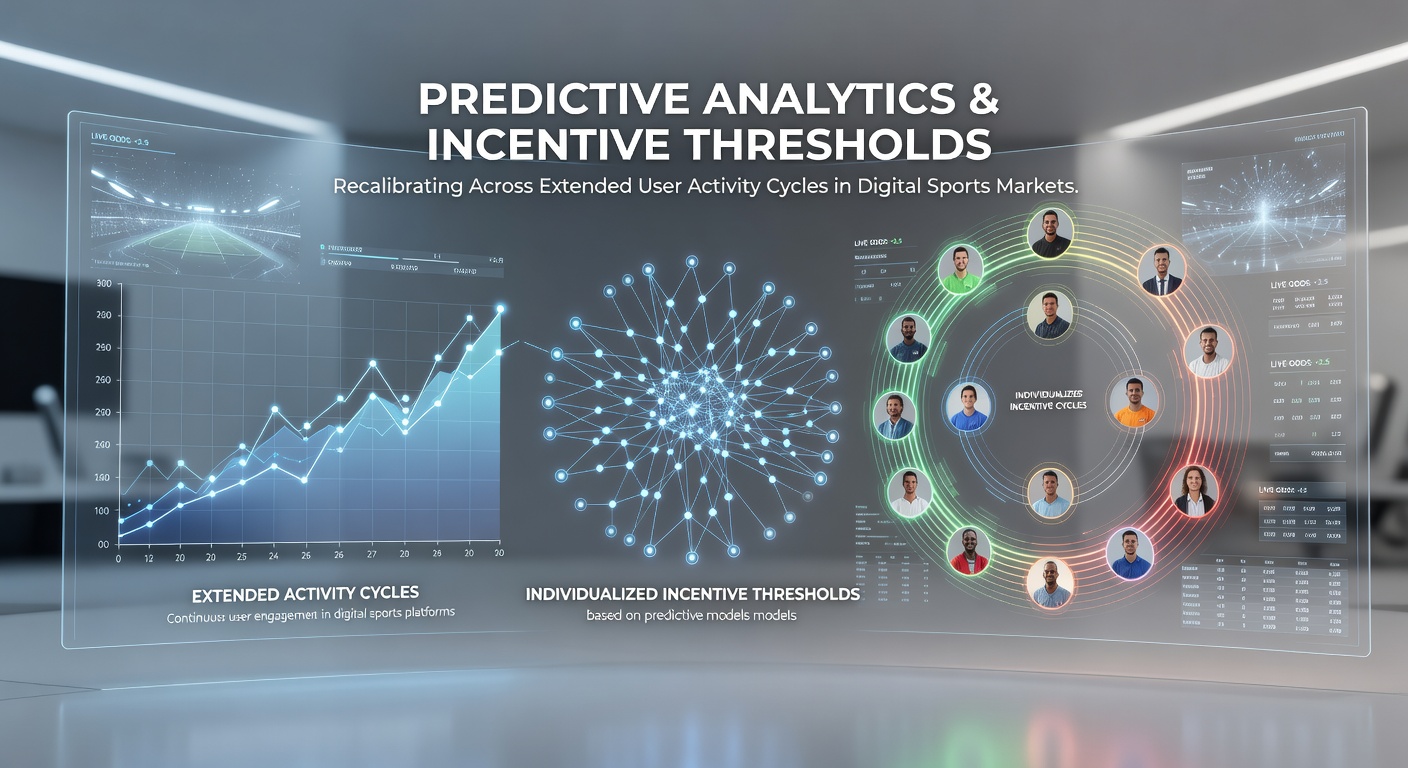 Predictive analytics dashboard displaying user activity patterns and incentive adjustments in digital sports platforms