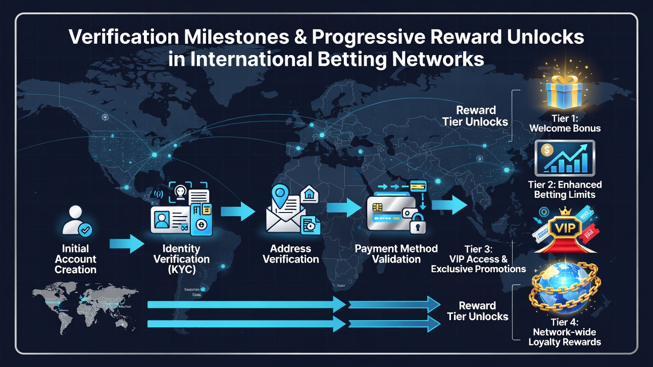 Progressive reward unlock timeline across global betting platforms