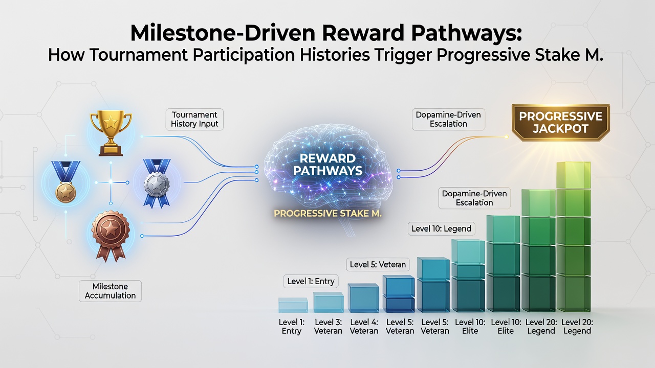 Dashboard view of progressive stake multipliers tied to esports tournament milestones